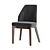 Velvet Vaz Dining Chair: Sleek and Modern 3D model small image 2