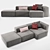 Alberta Salotti Alcazar Sofa 3D model small image 1