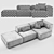 Alberta Salotti Alcazar Sofa 3D model small image 3