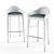 Elegant Smania Ponza Chair 3D model small image 1