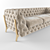 Belle Epoque Tufted Chesterfield Sofa 3D model small image 2