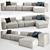 Alcazar Alberta Salotti 2: Stylish Sofas for Modern Living 3D model small image 1