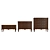 Solid Wood Chest of Drawers - Various Sizes 3D model small image 1