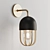 Minimalist Industrial Cage Sconce 3D model small image 1