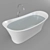 Luxury Cloud Bathtub - Wet Style 3D model small image 2