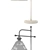 Arte Lamp Kensington Table Lamp - Elegant Bronze and White Options 3D model small image 2