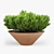 Damas Steel Planter: Traditional & Durable 3D model small image 3