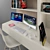 Versatile Wardrobe and Workspace Combo - Spacious and Stylish 3D model small image 2