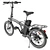 Foldable Electric Bike: Dual Wheel Design 3D model small image 2