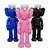 Marvelous KAWS BFF Trio Set 3D model small image 1