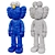 Marvelous KAWS BFF Trio Set 3D model small image 3