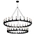 Vintage European Chandelier 3D model small image 2