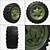 Title: Battletrax Off-Road Wheel 3D model small image 2