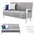 Comfortable and Modern Luonto Niklas Sofa 3D model small image 1