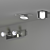 Sleek Spotlights Set 3D model small image 1