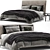 Elegant Maxalto Demetra Bed Set 3D model small image 1