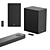 LG Meridian Sound Bar: High Res Audio 3D model small image 2