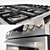 Bosch Gas Range: Versatile Cooking Solution 3D model small image 2