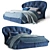 Positano Bed: Elegant Design, High-Quality Materials 3D model small image 1
