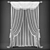 Classic Style Curtains 3D model small image 2