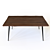 Elegant Alagon Table: Dutchbone 3D model small image 2