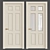 Elegant Classic Interior Doors 3D model small image 1