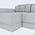 Modern Dynamic Sofa for Ultimate Comfort 3D model small image 2