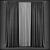 Modern Style Curtains 3D model small image 1