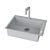 Hansgrohe Kitchen Combo 660: Stylish and Functional 3D model small image 3