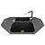 ALVEUS Sensual 60 G05M Corner Sink - Stunning Twilight 3D model small image 1