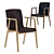 Minimalist Modern Dining Chair 3D model small image 1