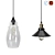 Scandi-Style 3D Ceiling Lamps 3D model small image 1