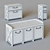 Zara Home Kids Cabinets: Multiple Sizes & Designs! 3D model small image 3