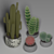 Desert Oasis: 4-Piece Cactus Set 3D model small image 1