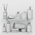 Bathroom Decor Refill Set 3D model small image 2