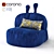 Cozy Eared Child Seat 3D model small image 1