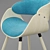 Mid-century Modern Living Room Chair 3D model small image 2