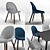 Elegant IKEA Set: BALTSAR Chair & LISABO Dining Table 3D model small image 2