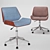 Premium Office Chair with Wheels 3D model small image 1