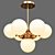 Petite Perla Chandelier - Elegant Lighting Fixture 3D model small image 1