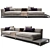 Luxury Sofa Taylor: Frigerio Salotti 3D model small image 1