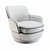  Elegant Minotti Jacques Armchair 3D model small image 2