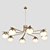 Elegant Sphere Chandelier by Turri 3D model small image 1