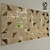 Elegant Beige Marble Mirror Wall Panel 3D model small image 1