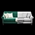 Fortune II Sofa Tecni Nova 1741 3D model small image 3