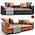 Elegant Lucas Sofa: Versatile Design & Premium Comfort 3D model small image 1