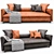 Elegant Lucas Sofa: Versatile Design & Premium Comfort 3D model small image 2