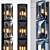 Harlow Crystal Triple Round Sconce 3D model small image 2