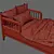 Sofia Toddler Bed - Dreamy Comfort for Your Little One 3D model small image 3