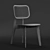 Elegant Cane Dining Chair 3D model small image 3